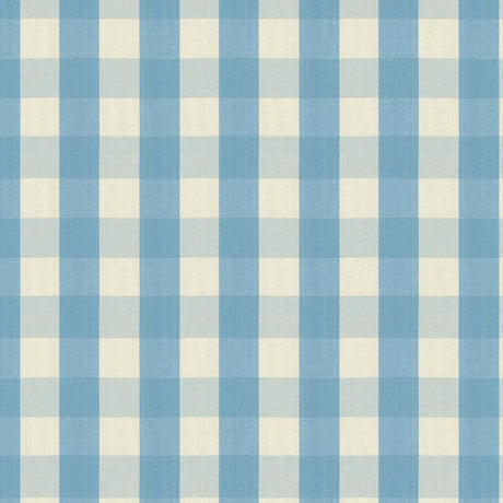 Brunschwig & Fils CARSTEN CHECK FRENCH BLUE Upholstery Fabric