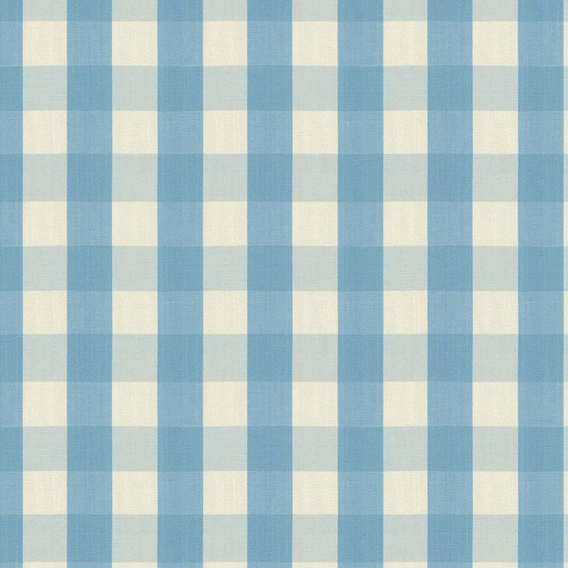 Brunschwig & Fils CARSTEN CHECK FRENCH BLUE Upholstery Fabric