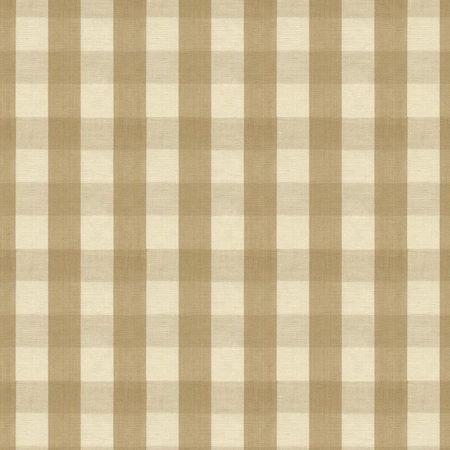 Brunschwig & Fils CARSTEN CHECK TAN Upholstery Fabric