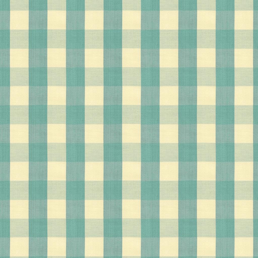 Brunschwig & Fils CARSTEN CHECK AQUA Upholstery Fabric