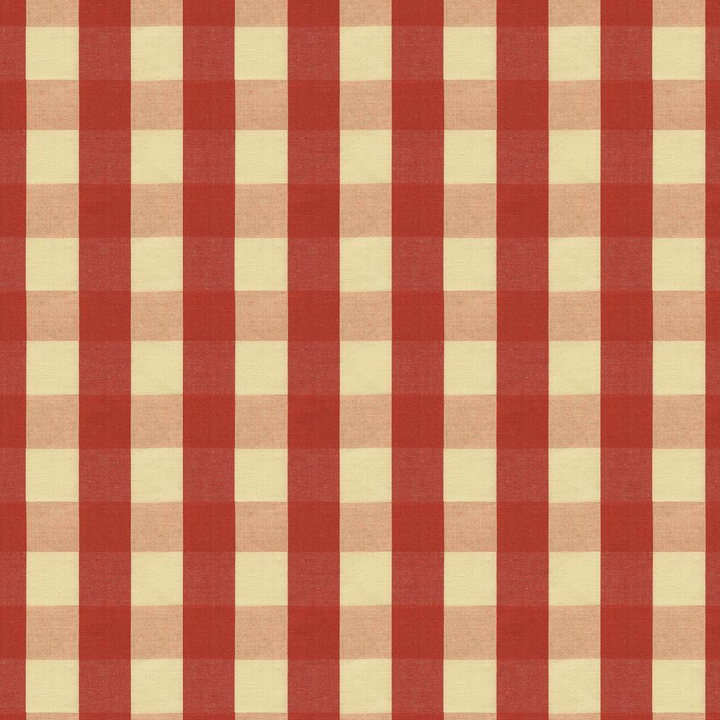 Brunschwig & Fils CARSTEN CHECK POMEGRANATE Upholstery Fabric