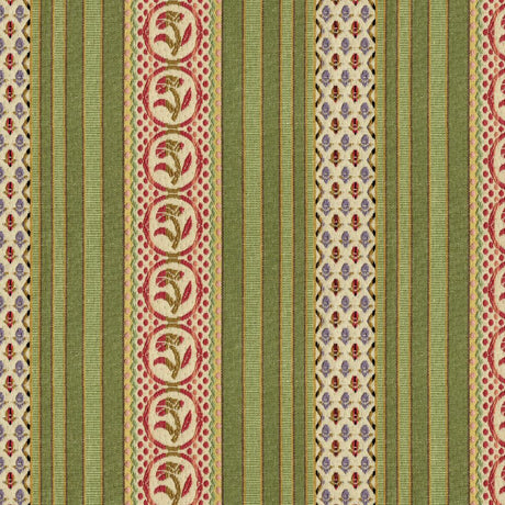 Brunschwig & Fils RAYURE FLEURETTE WILLOW Upholstery Fabric
