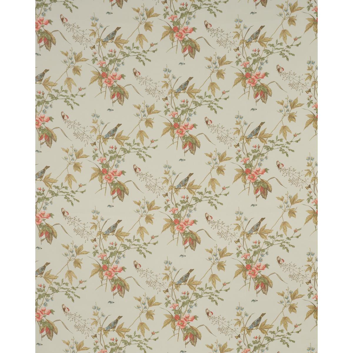 Schumacher Early Spring Aqua Fabric