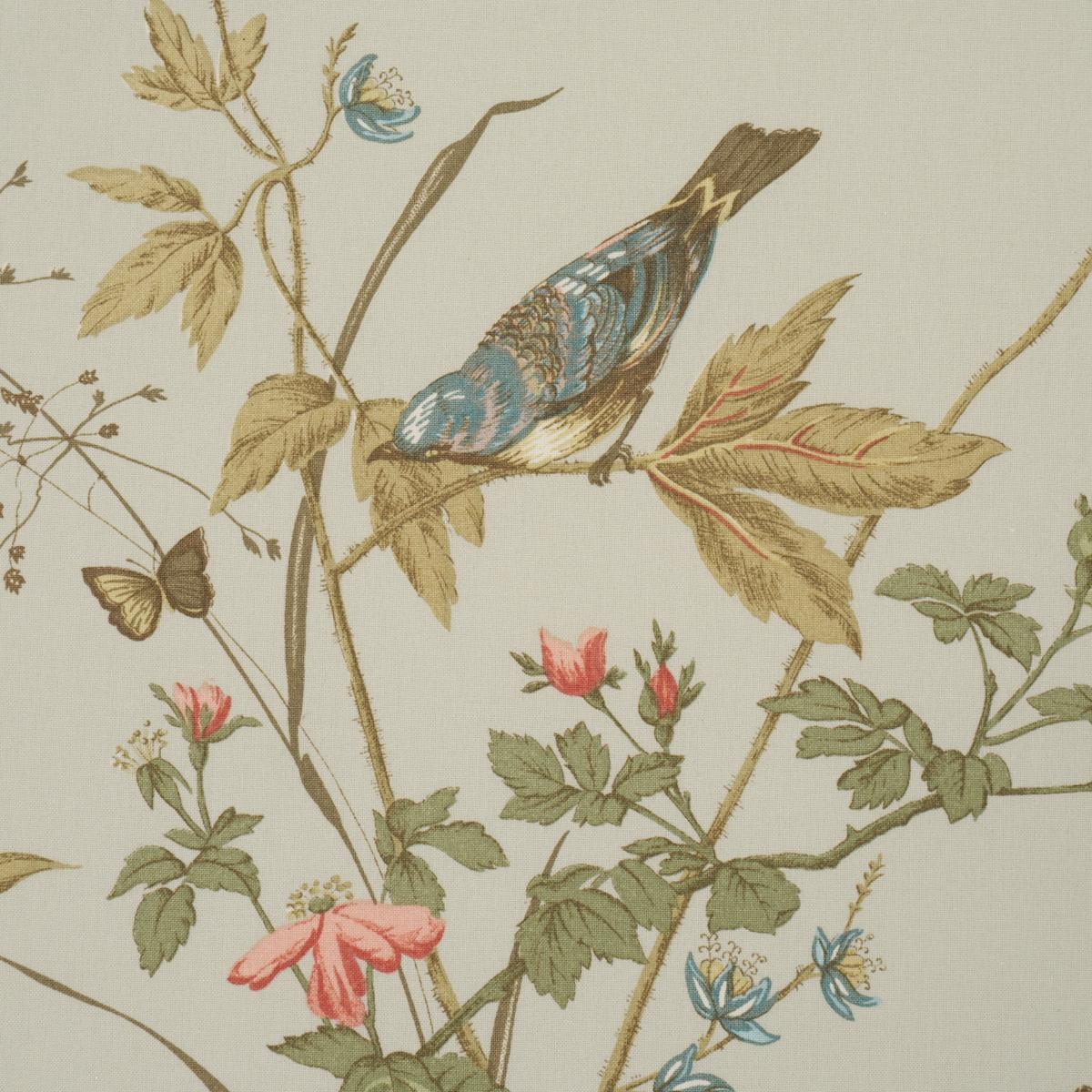 Schumacher Early Spring Aqua Fabric