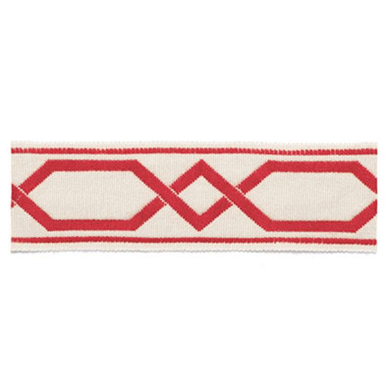 Schumacher Saint Tropez Braid Coral Trim