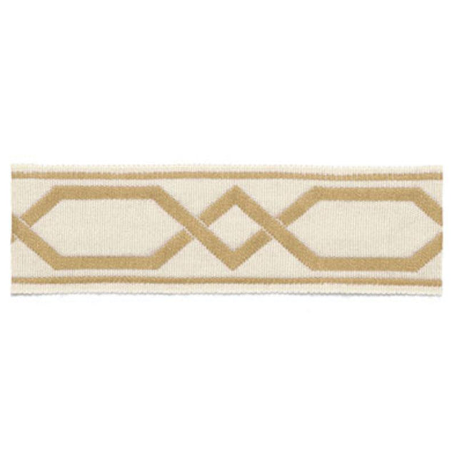 Schumacher Saint Tropez Braid Sand Trim
