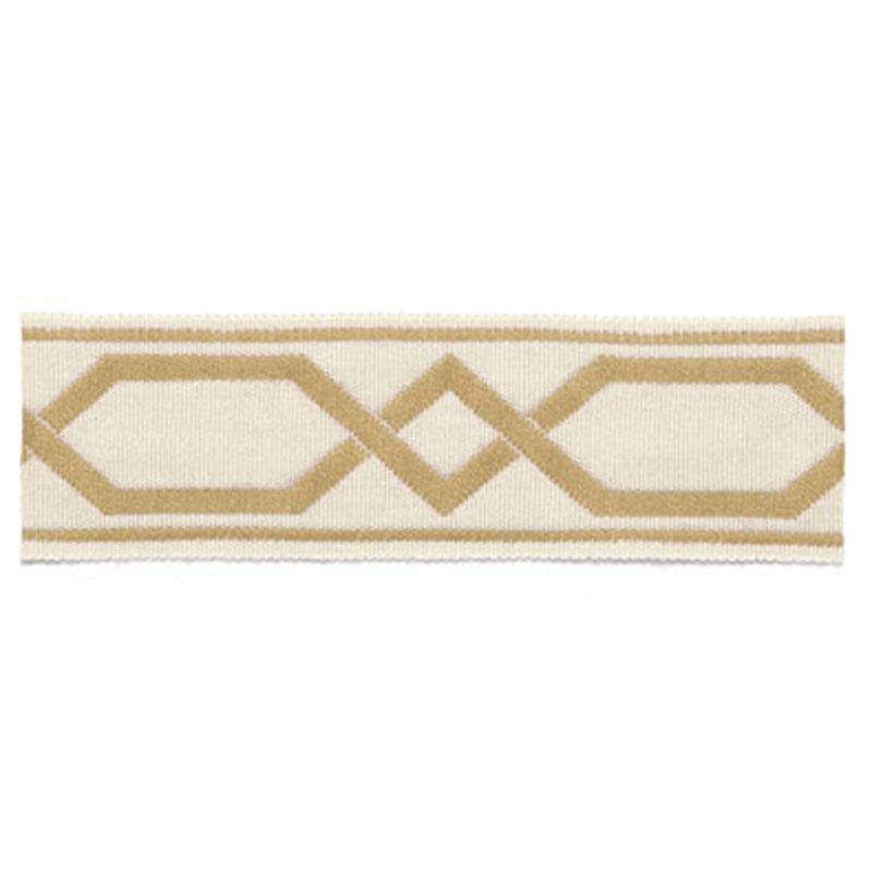 Schumacher Saint Tropez Braid Sand Trim