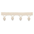 Schumacher Vanilla Delray Bobble Fringe