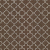 Kasmir Abberley Trellis Chocolate Fabric