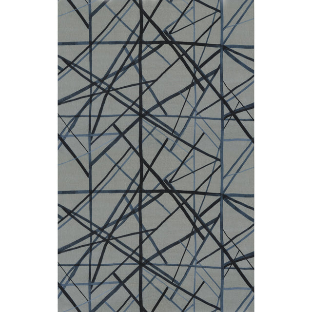 Lee Jofa CHANNELS VELVET SLATE/BLUE Fabric