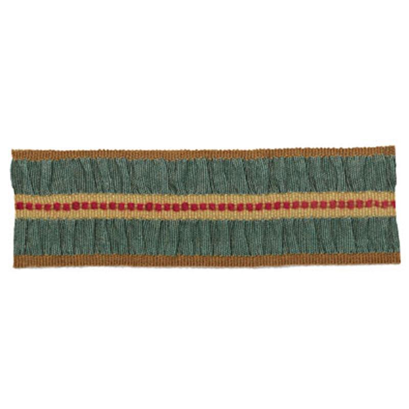 Schumacher Camden Braid Peacock Trim