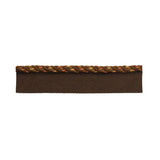 Schumacher Preston Lipcord Mocha Trim