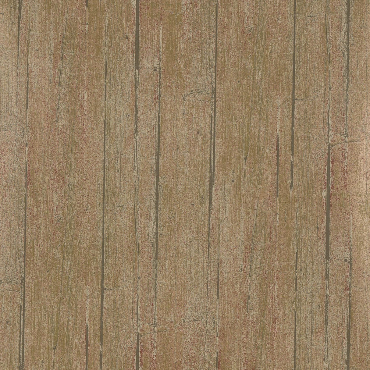 Mulberry WOOD PANEL RUST Wallpaper