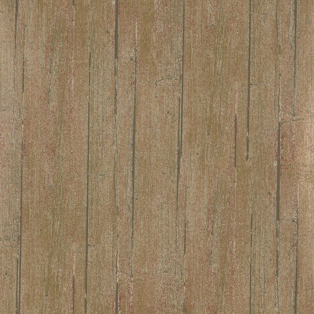 Mulberry WOOD PANEL RUST Wallpaper