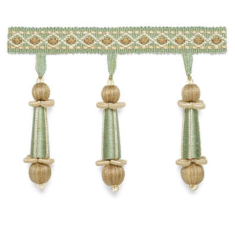Schumacher Addington Molded Tassel Fringe Mineral Trim