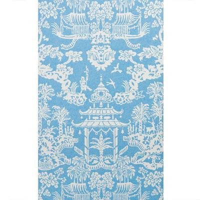 Brunschwig & Fils Lhasa Paper Aqua Wallpaper