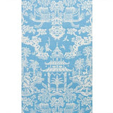 Brunschwig & Fils LHASA PAPER AQUA Wallpaper