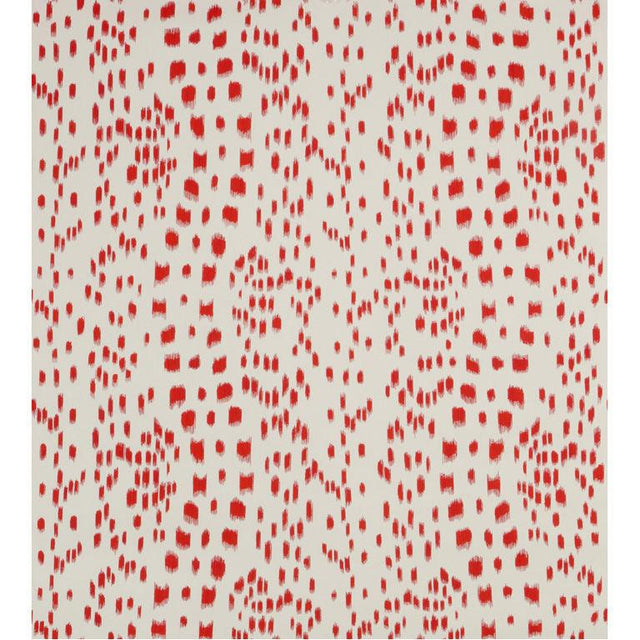 Brunschwig & Fils LES TOUCHES RED Wallpaper