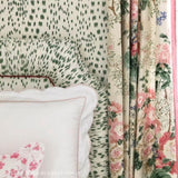 Brunschwig & Fils LES TOUCHES GREEN Wallpaper