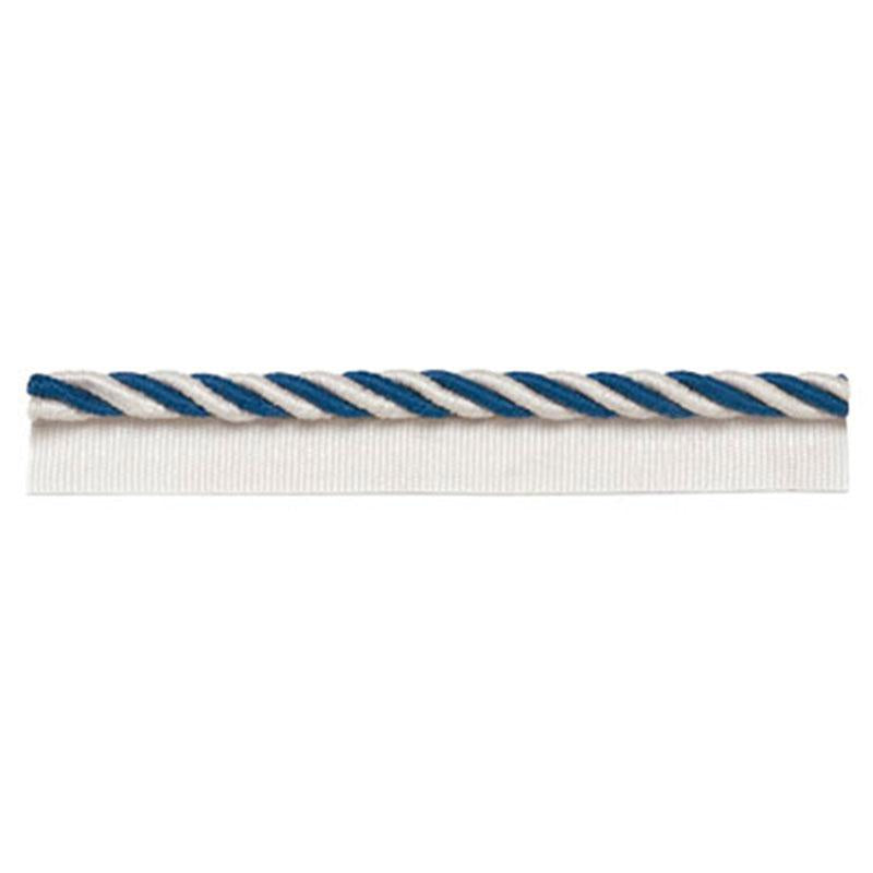 Schumacher Capri Lipcord Marine Trim