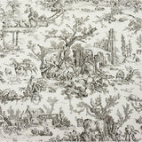Brunschwig & Fils LE HAMEAU CHARCOAL Wallpaper