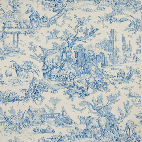 Brunschwig & Fils LE HAMEAU BLUEBELL Wallpaper