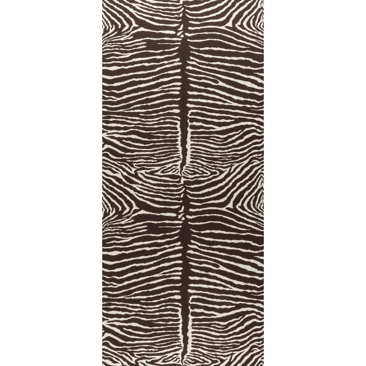 Brunschwig & Fils LE ZEBRE BROWN Wallpaper