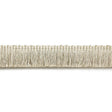 Schumacher Greige Zoe Linen Ruche