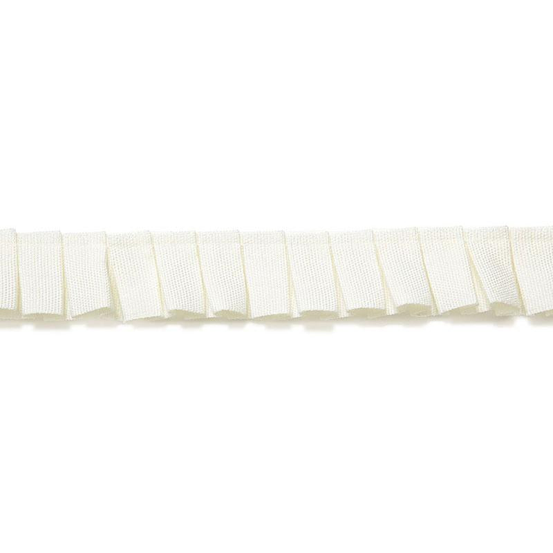 Schumacher Blanc Colette Pleated Ruche