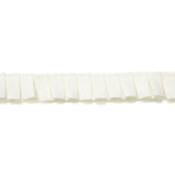 Schumacher Blanc Colette Pleated Ruche