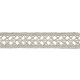 Schumacher Greige Nicole Linen Braid