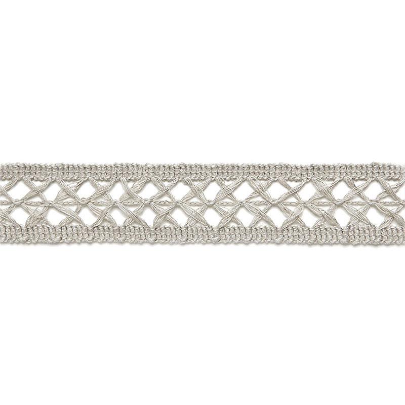 Schumacher Nicole Linen Braid Greige Trim