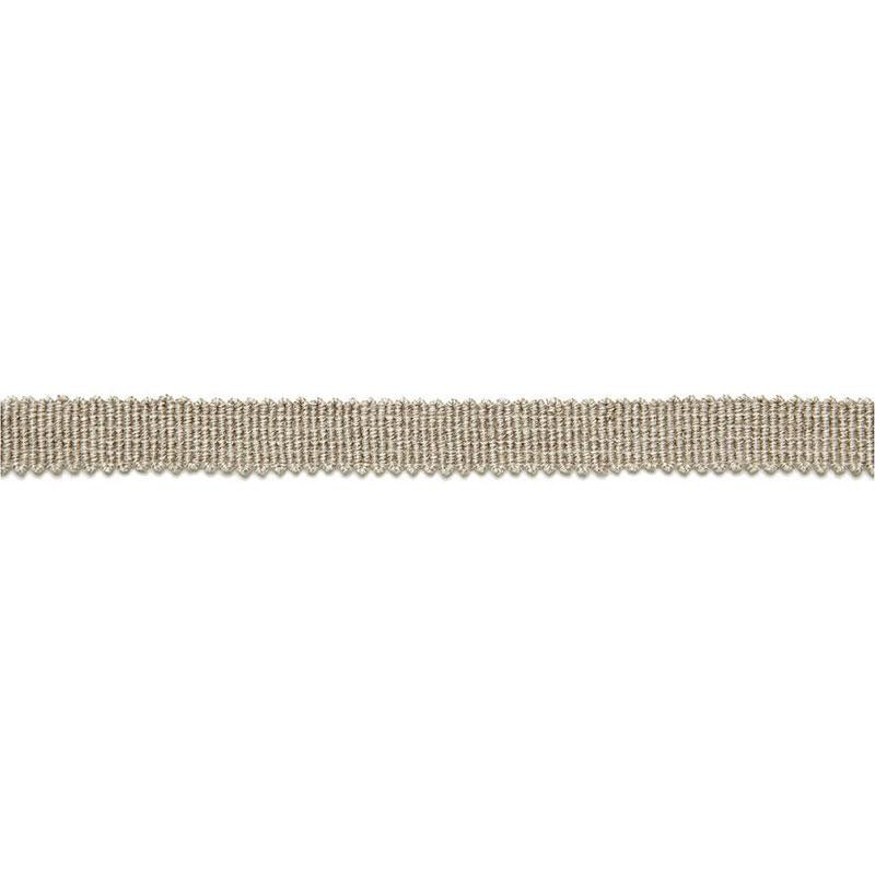 Schumacher Greige Yves Linen Tape