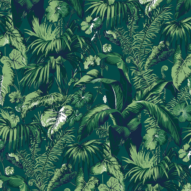 Brunschwig & Fils FEUILLAGE GREEN Wallpaper