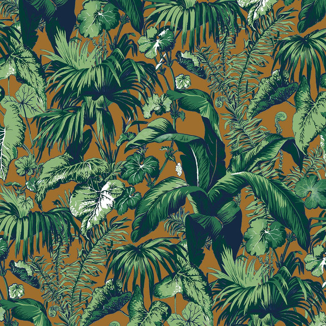 Brunschwig & Fils FEUILLAGE TOBACCO Wallpaper