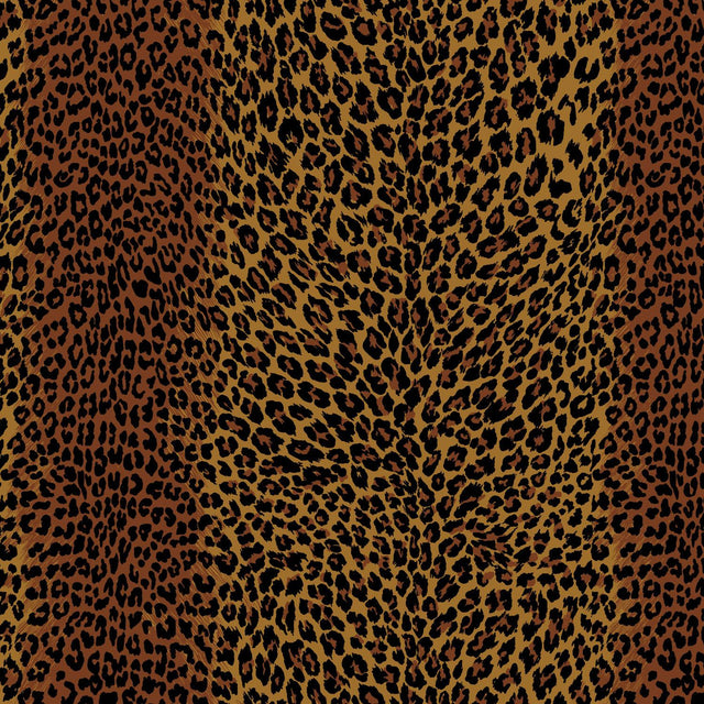 Brunschwig & Fils LEOPARD CHOCOLATE Wallpaper