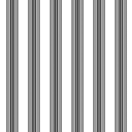 Brunschwig & Fils RAYURE LIONE GREY Wallpaper