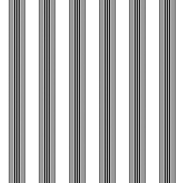 Brunschwig & Fils RAYURE LIONE GREY Wallpaper