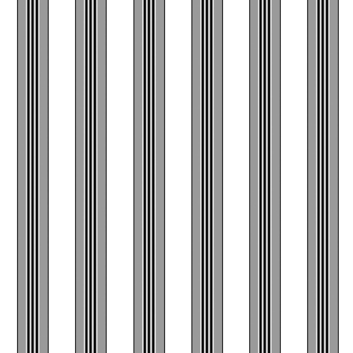 Brunschwig & Fils RAYURE LIONE GREY Wallpaper