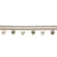 Schumacher Greige Madeleine Bobble Fringe