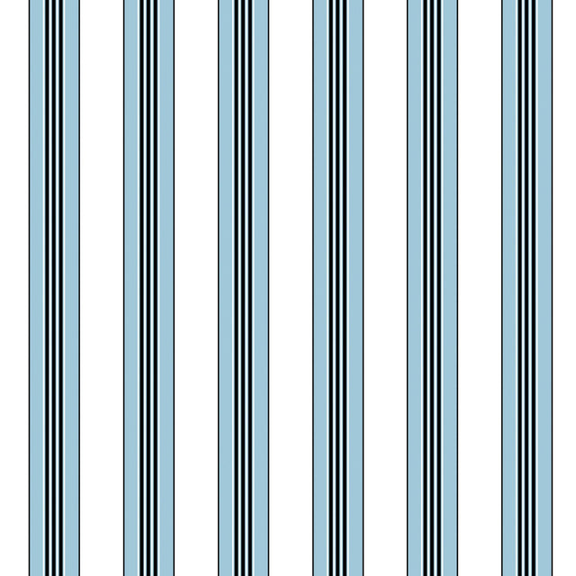 Brunschwig & Fils RAYURE LIONE CIEL Wallpaper