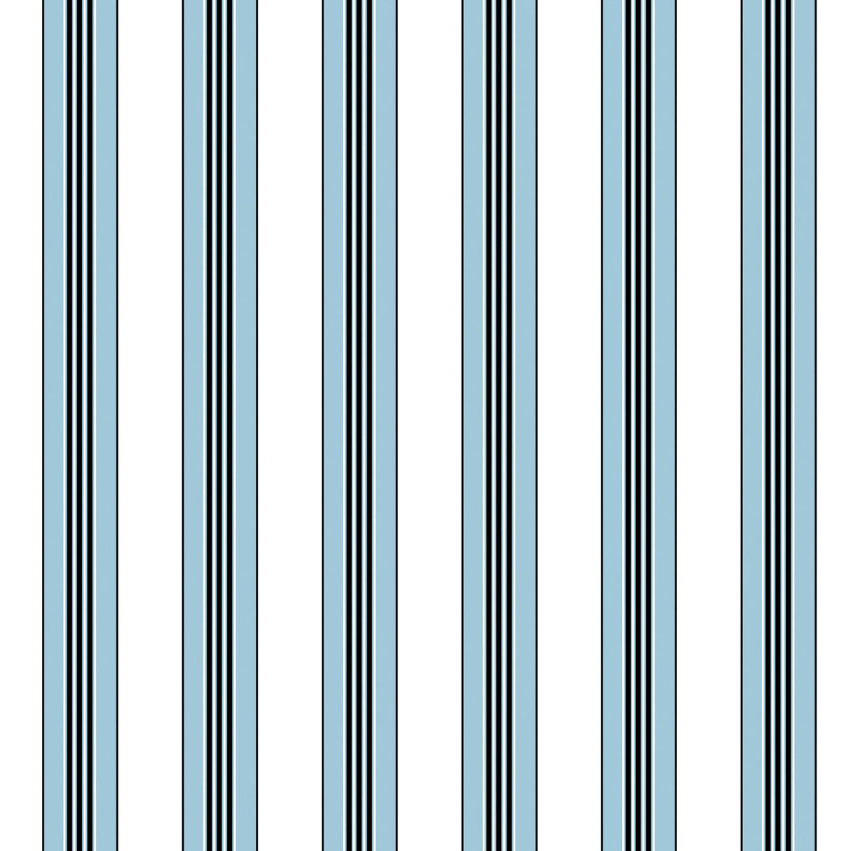 Brunschwig & Fils RAYURE LIONE CIEL Wallpaper