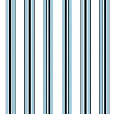 Brunschwig & Fils RAYURE LIONE CIEL Wallpaper