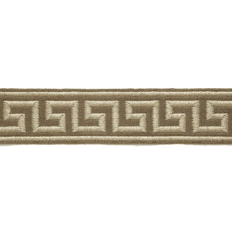 Schumacher Greige Dominique Linen Tape