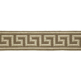 Schumacher Greige Dominique Linen Tape