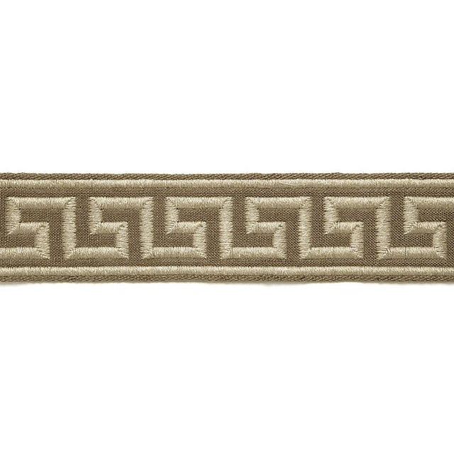 Schumacher Greige Dominique Linen Tape