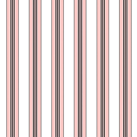 Brunschwig & Fils RAYURE LIONE ROSE Wallpaper