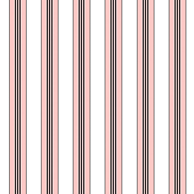 Brunschwig & Fils RAYURE LIONE ROSE Wallpaper