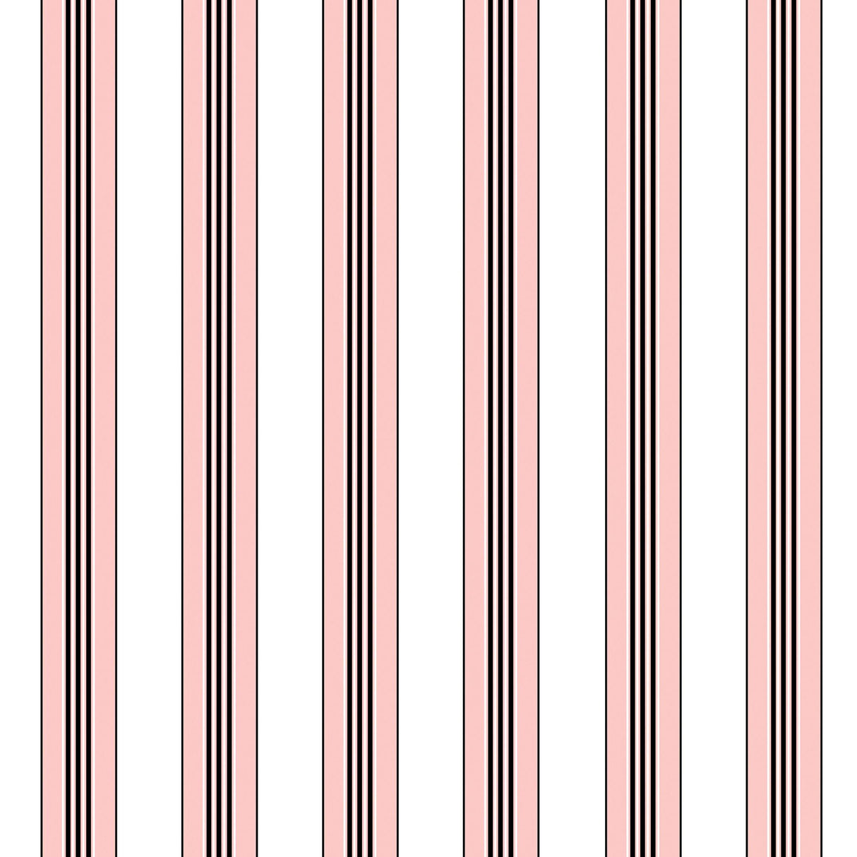 Brunschwig & Fils RAYURE LIONE ROSE Wallpaper