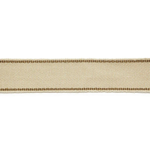 Schumacher Greige Rene Linen Tape